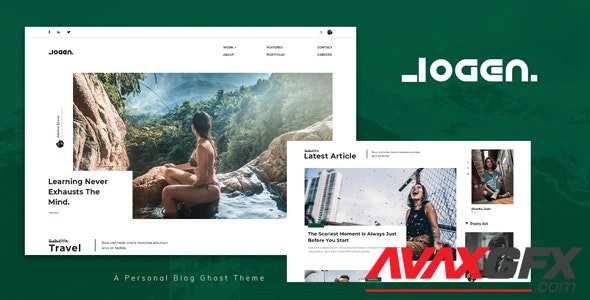 ThemeForest - Logen v1.0 - Blog and Magazine Ghost Theme - 33525461
