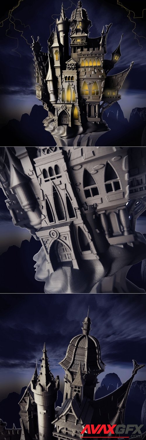Vampire Castle – 3D Printable STL