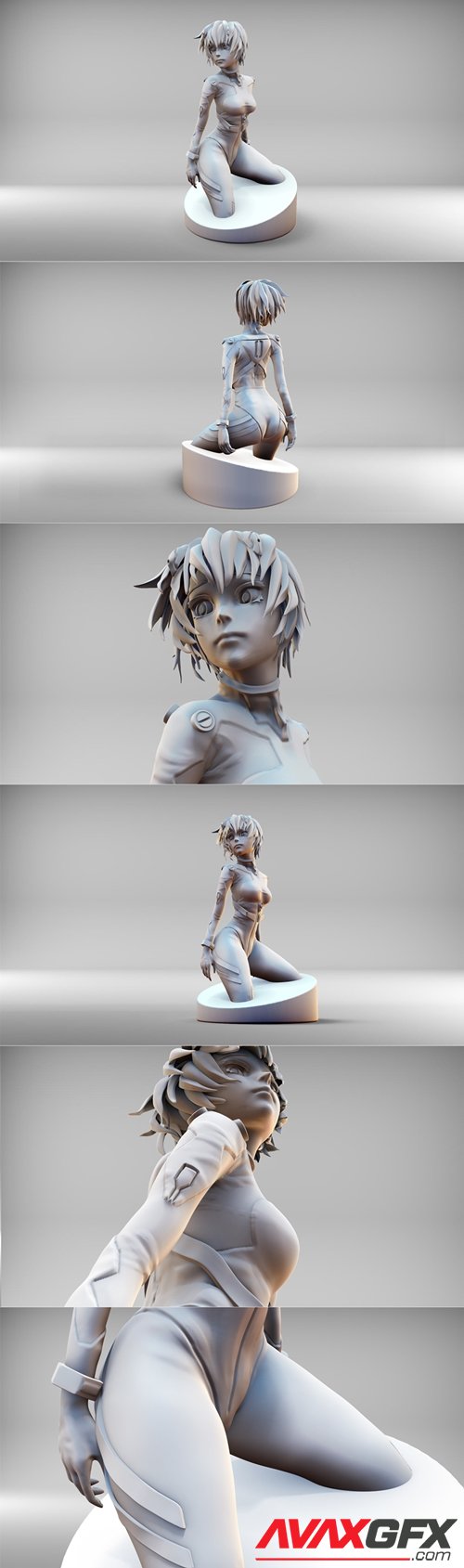 Rei Ayanami – 3D Printable STL