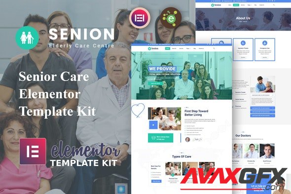 ThemeForest - Senion v1.0.0 - Senior Care Elementor Template Kit - 33489504