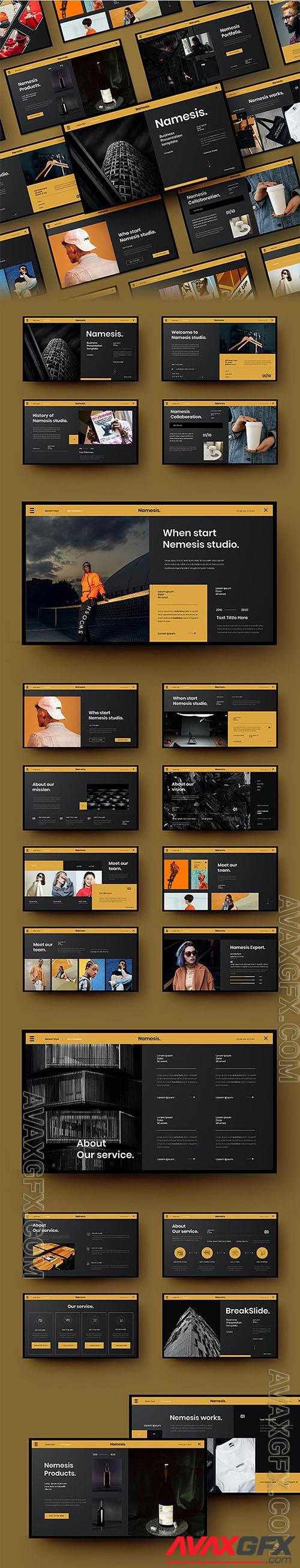 Nemesis – Business Powerpoint, Keynote and Google Slides Template