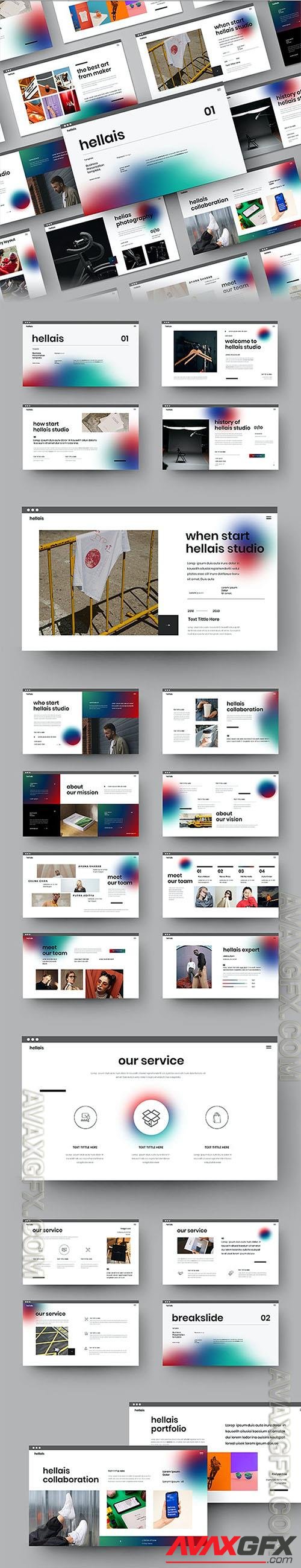 Hellais - Business Powerpoint, Keynote and Google Slides Template