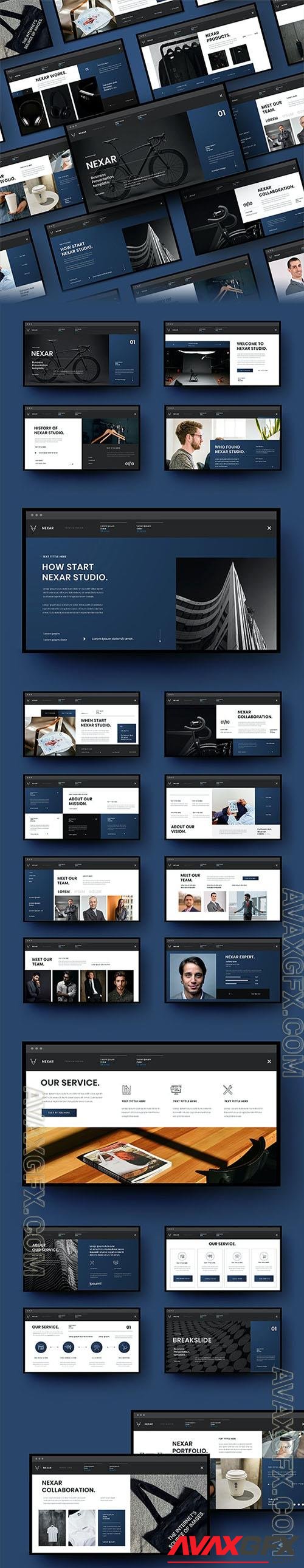 Nexar – Business Powerpoint, Keynote and Google Slides Template