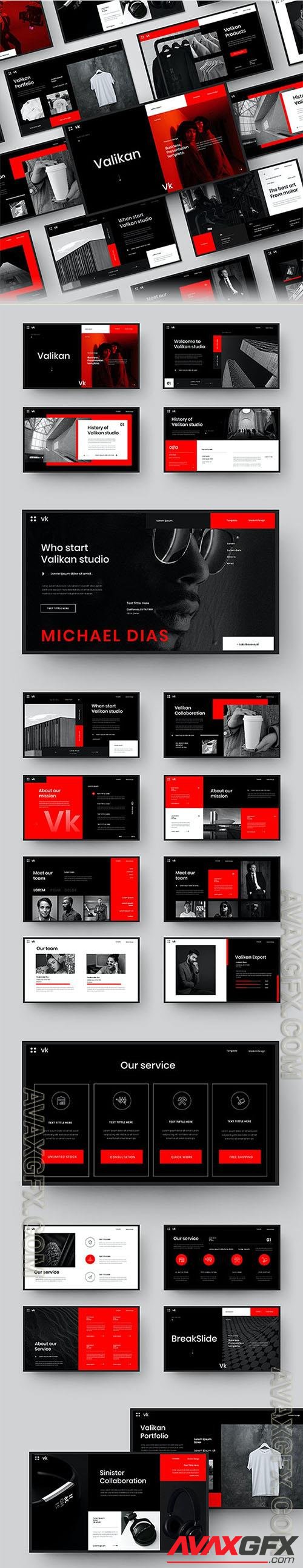 Valikan – Business Powerpoint, Keynote and Google Slides Template