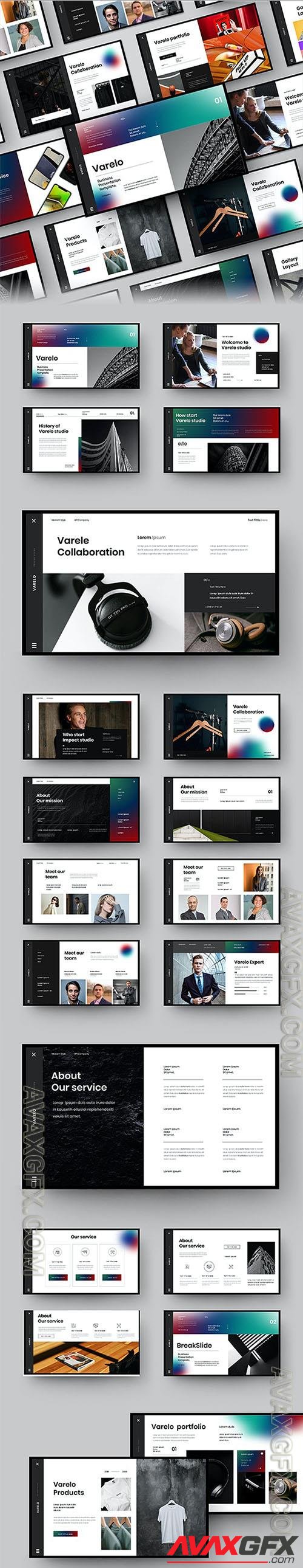 Varelo – Business Powerpoint, Keynote and Google Slides Template