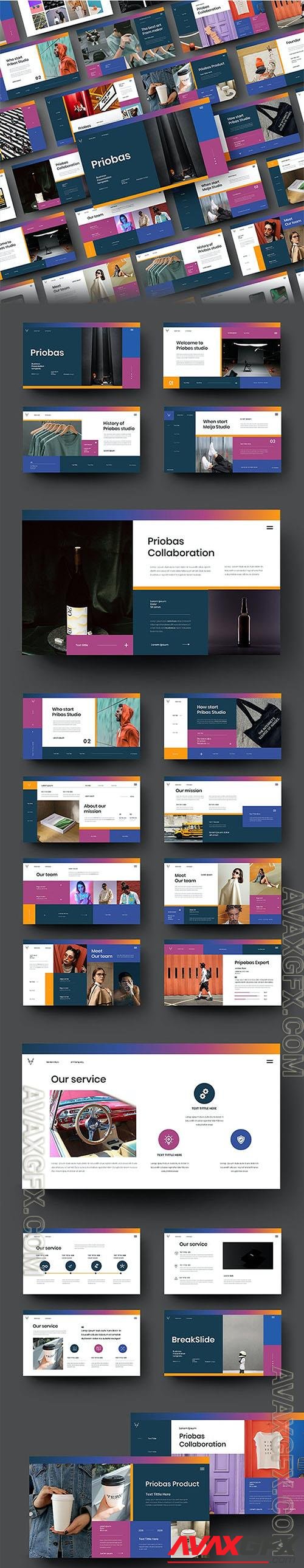 Priobas – Business Powerpoint, Keynote and Google Slides Template