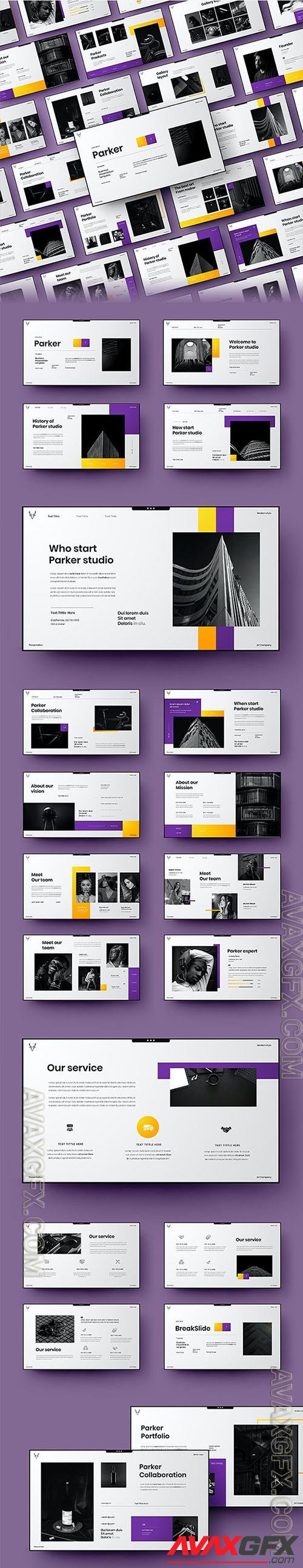 Parker – Business Powerpoint, Keynote and Google Slides Template