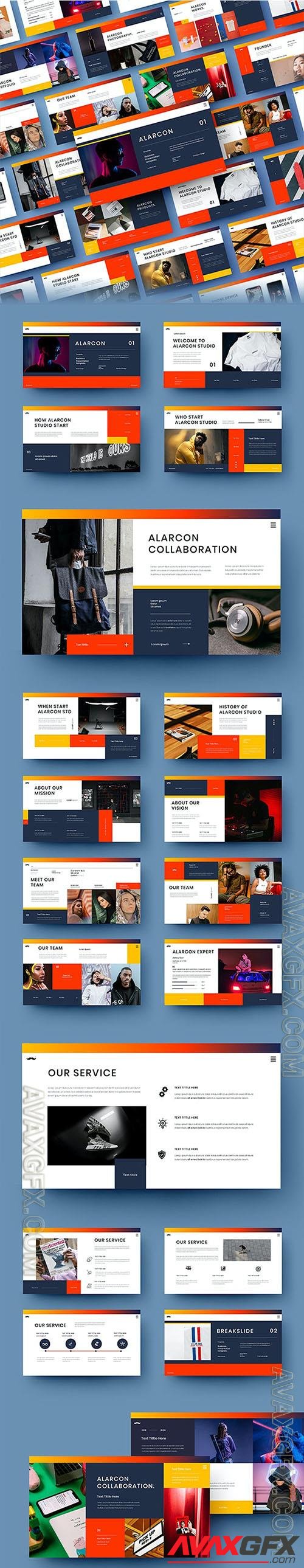 Alarcon – Business Powerpoint, Keynote and Google Slides Template