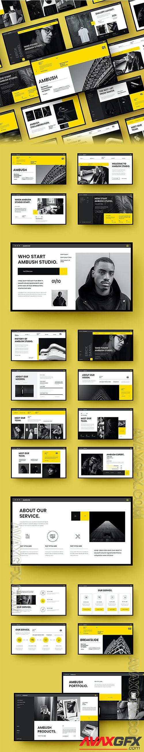 Ambush – Business Powerpoint, Keynote and Google Slides Template