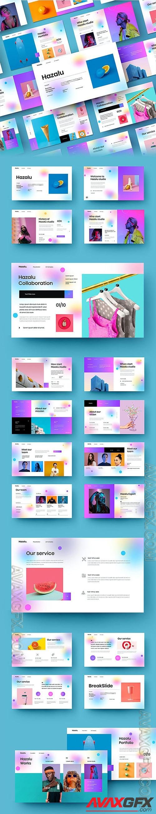 Hazalu – Business Powerpoint, Keynote and Google Slides Template