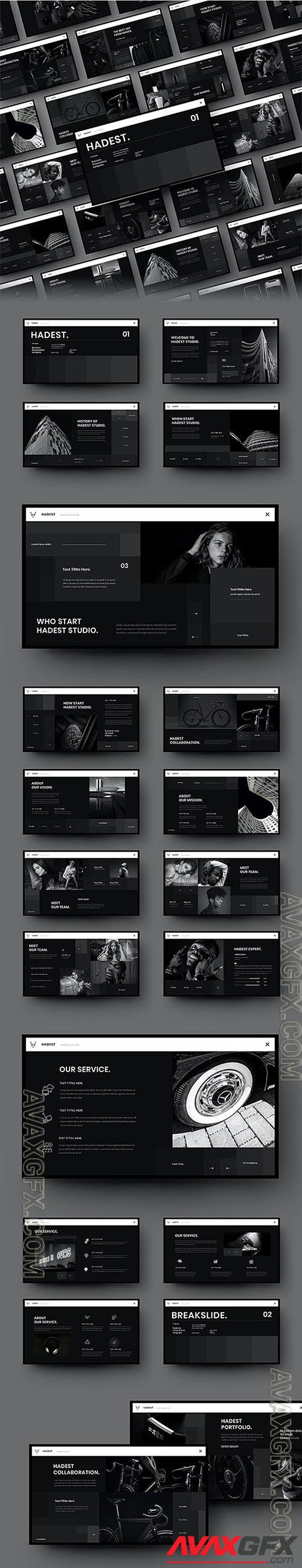 Hadest – Business Powerpoint, Keynote and Google Slides Template