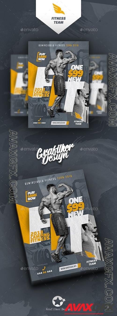 Fitness Time Flyer Templates 21242472