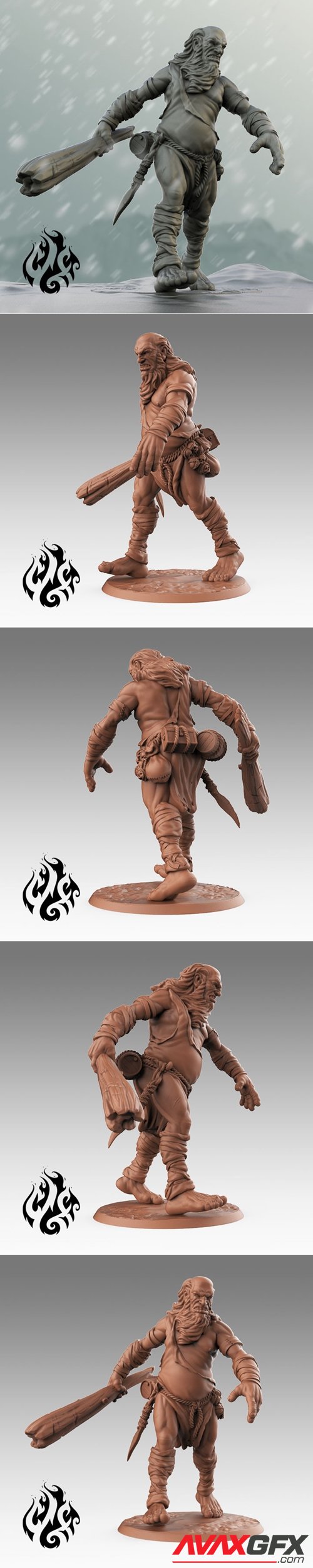 Hill Giant – 3D Printable STL