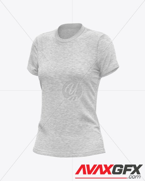 Melange Women's T-Shirt Mockup 79157