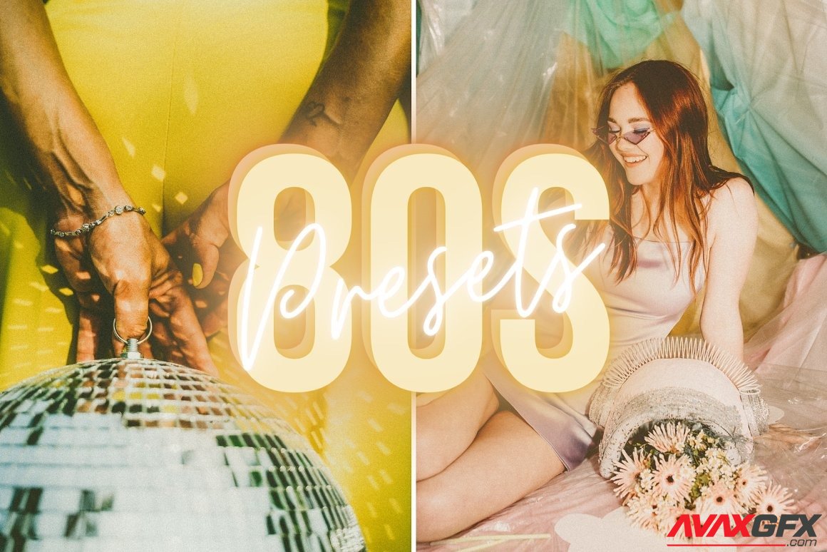 CreativeMarket - 80s Retro Lightroom Presets 6422531