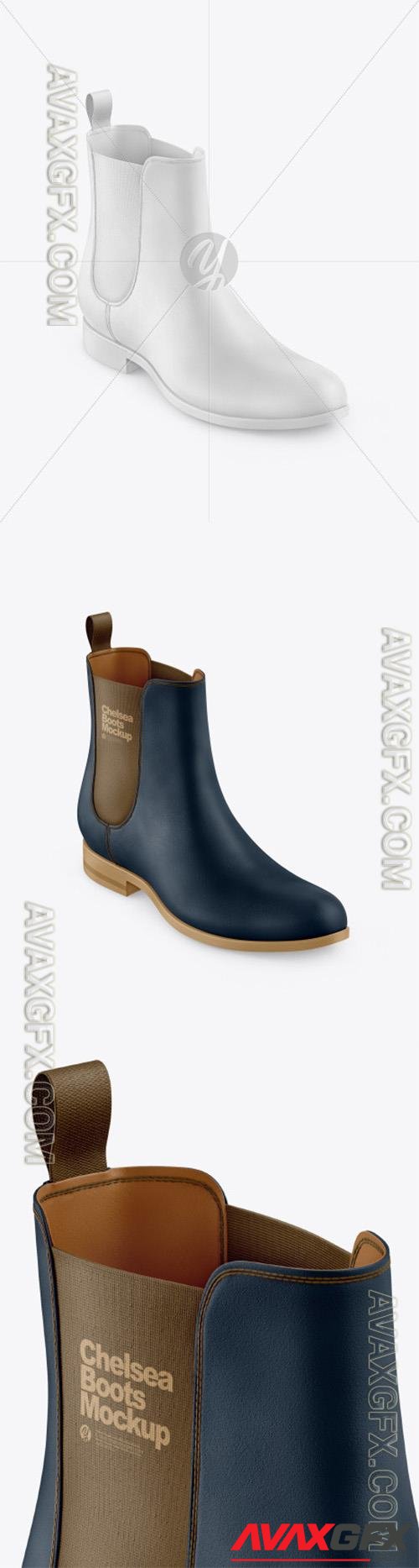 Suede Chelsea Boot Mockup 73720