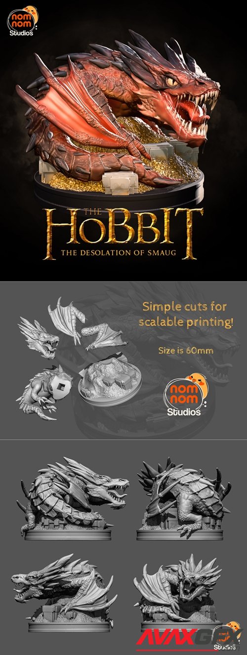 Tiny Smaug – 3D Printable STL