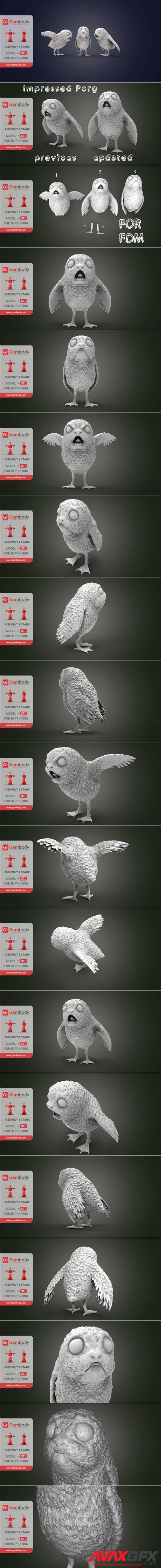 Porgs – 3D Printable STL