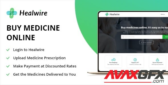 CodeCanyon - Healwire v4.0 - Online Pharmacy - 16423338