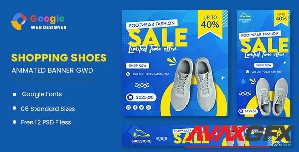 CodeCanyon - Shoes Products HTML5 Banner Ads GWD v1.0 - 33597628