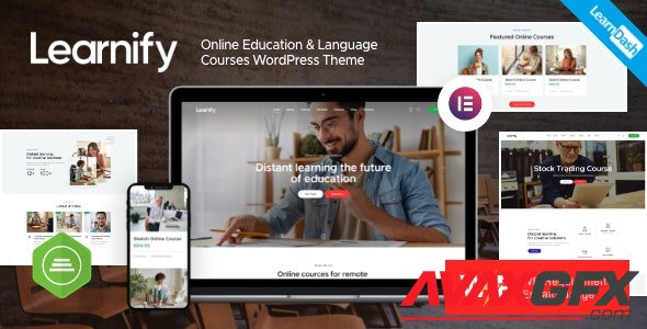 ThemeForest - Learnify v1.0 - Online Education Courses WordPress Theme - 33410806 - NULLED