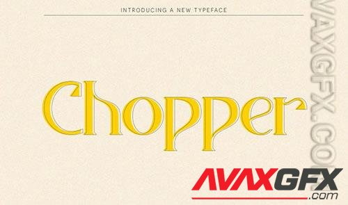 Chopper Font