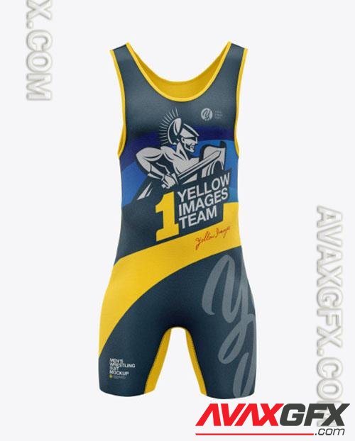 Men's Wrestling Suit Mockup 50017