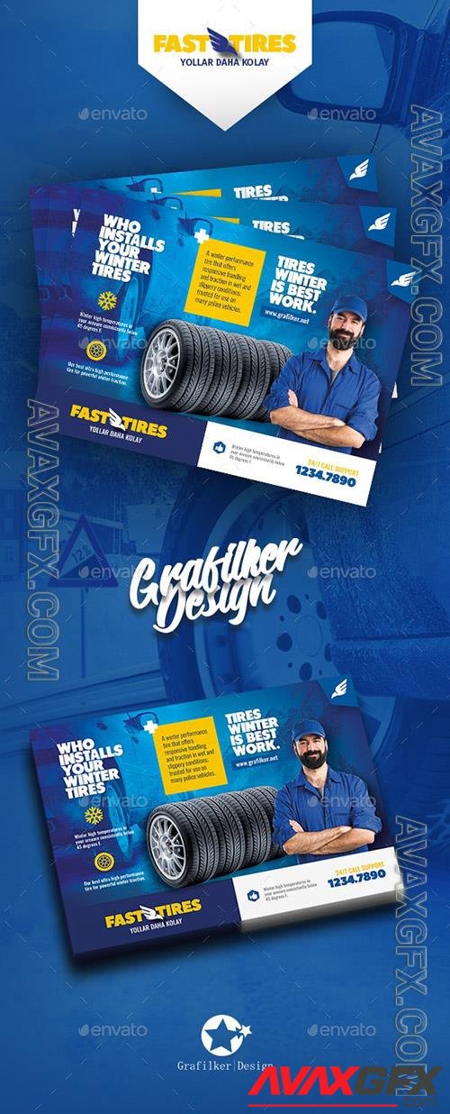 GR - Auto Tires Flyer Templates 20810032