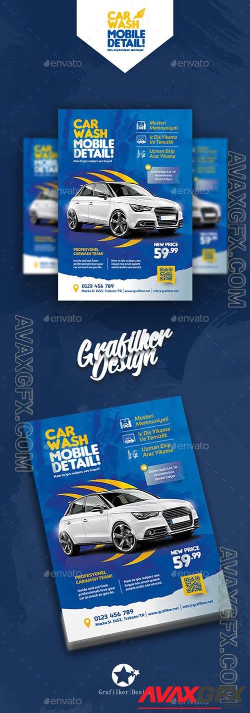 GR - Car Wash Flyer Templates 22022468