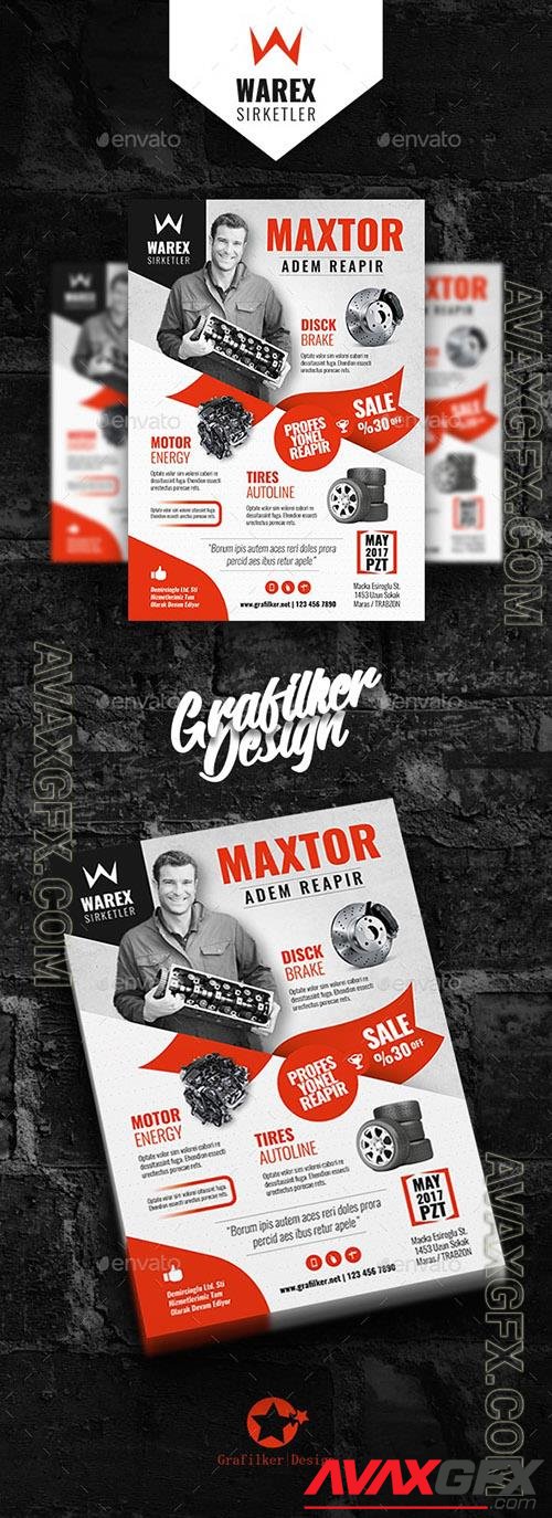 GR - Automobile Part Flyer Templates 20481209