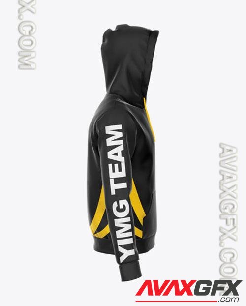Zipped Hoodie Mockup - Right Side View 50413