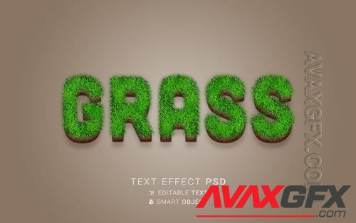 Creative nature text effect Premium Psd