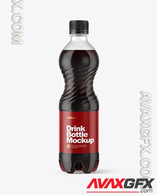 500ml PET Bottle With Cola Mockup 48240