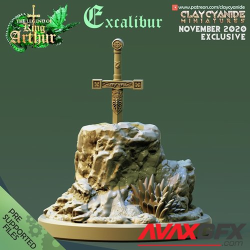 Excalibur – 3D Printable STL