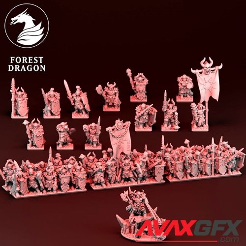 Forest Dragon - August 2021 – 3D Printable STL