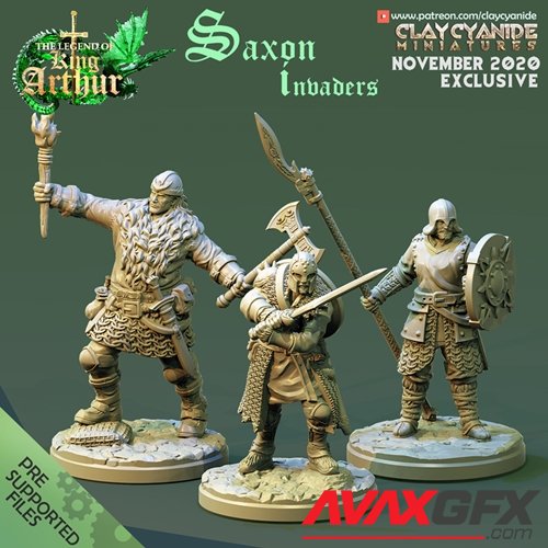 Saxon Invaders – 3D Printable STL