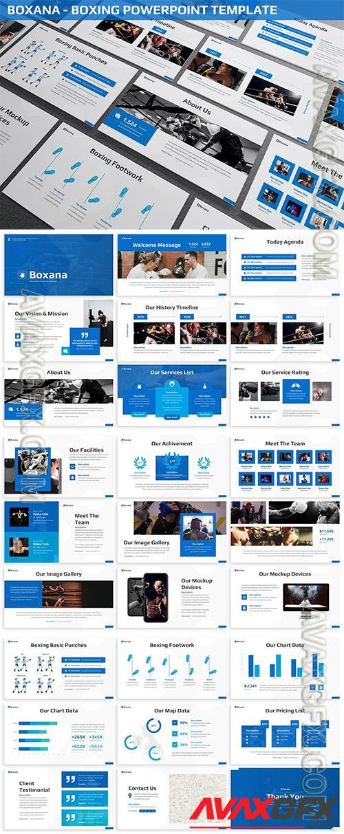 Boxana - Boxing Powerpoint Template ZQGJHM6