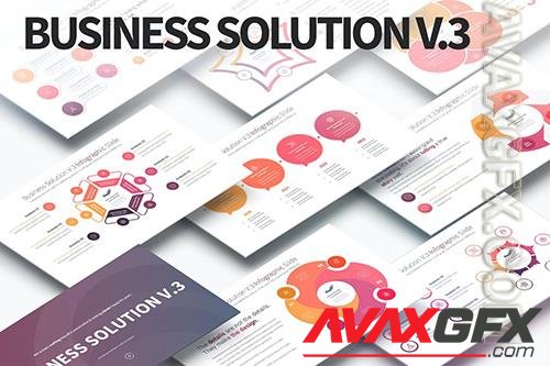 Business Solution V.3 - PowerPoint Infographics M5KZJG2