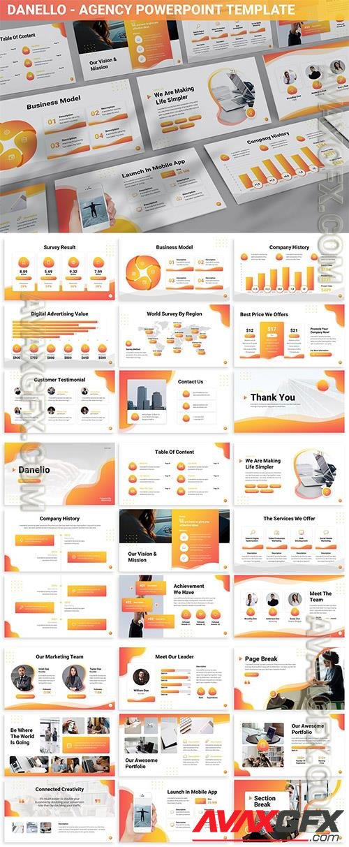 Danello - Agency Powerpoint Template 5VMPEUQ