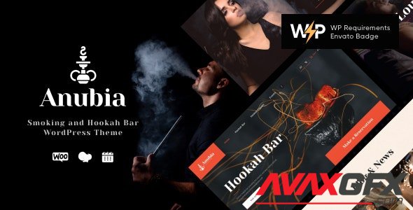 ThemeForest - Anubia v1.0.5 - Smoking and Hookah Bar WordPress Theme - 21451392