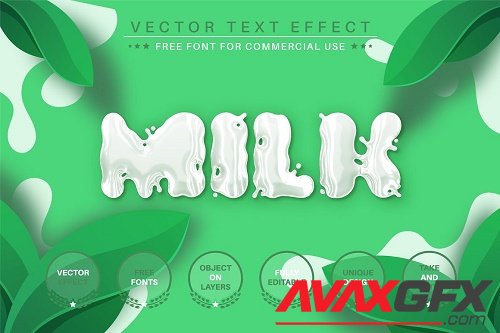 Milk - Editable Text Effect - 6453748