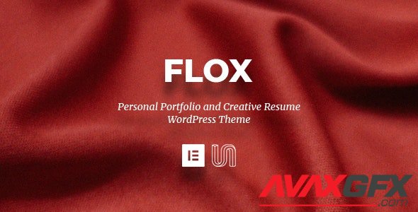 ThemeForest - FLOX v1.2 - Personal Portfolio & Resume WordPress Theme - 24659165