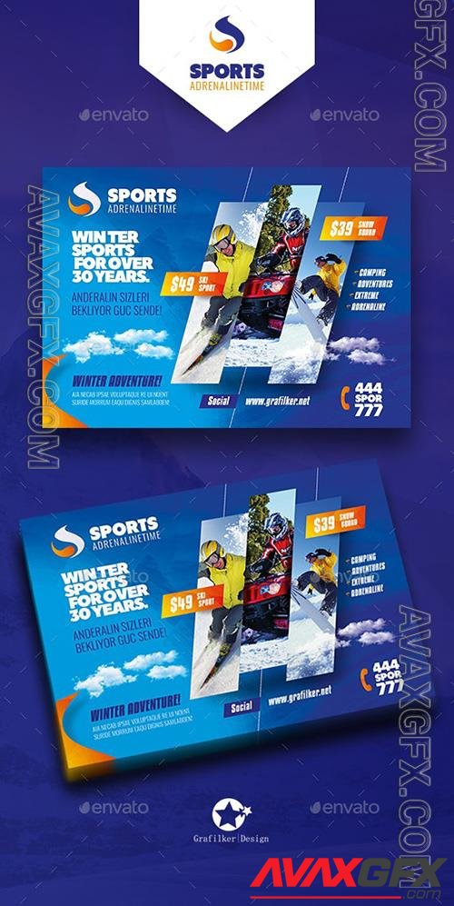 Winter Adventure Flyer Templates 19386152