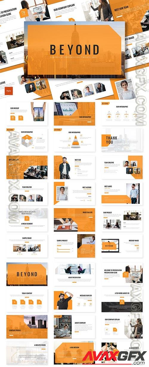 Beyond - Business Powerpoint Template ZM5L3TM