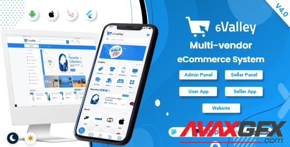 CodeCanyon - 6valley Multi-Vendor E-commerce - Complete eCommerce Mobile App, Web, Seller and Admin Panel v4.0 - 31448597 - NULLED