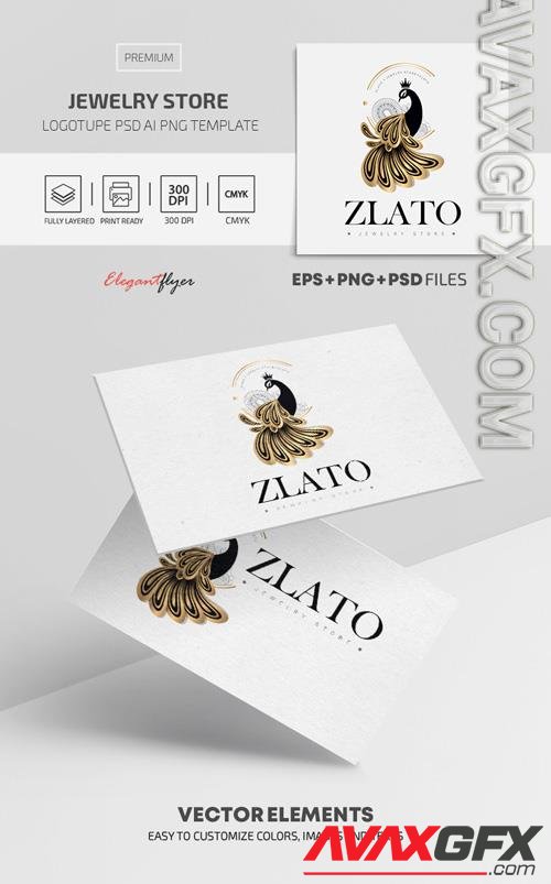 Jewelry Store Premium Logo Template