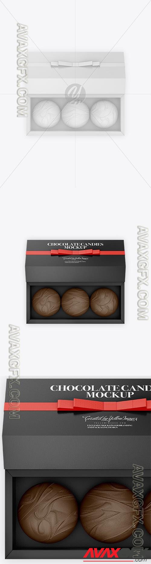 Gift Box with Chocolates Mockup 72889 TIF