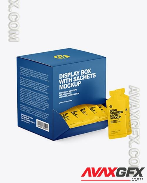 Paper Box with Hand Sanitizer Sachets Mockup 71825 TIF