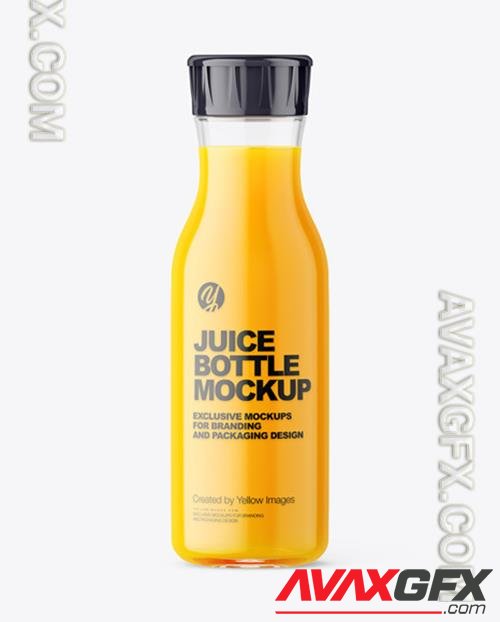 Orange Juice Glass Bottle Mockup 72964 TIF