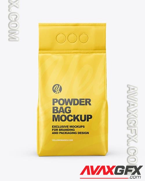Matte Powder Bag Mockup 73066 TIF
